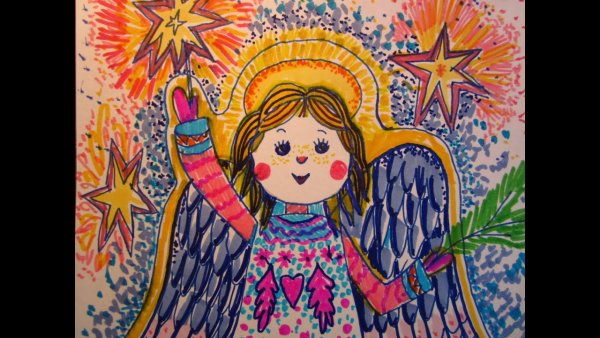 Красивые рисунки фломастерами