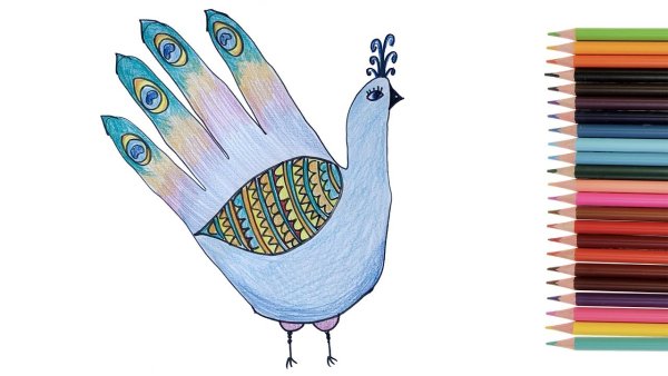 Рисование Волшебная птица