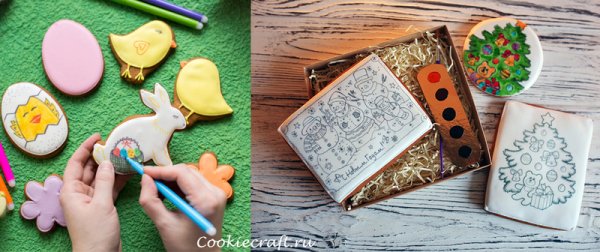 Пряники маркерами