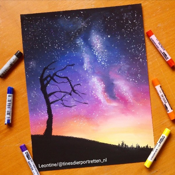 Идеи для рисунков пастелью