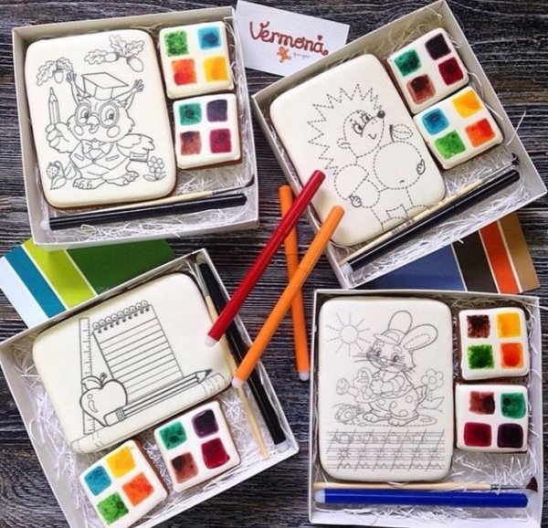 Пряник раскраска