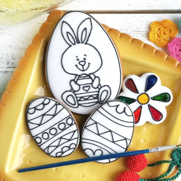 Имбирные пряники яйца5