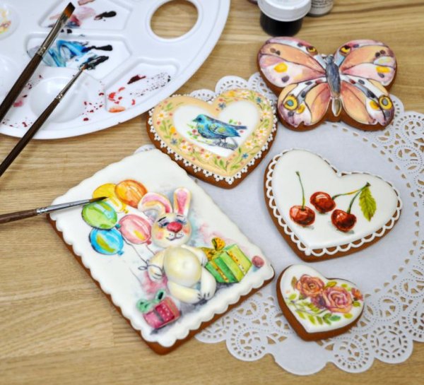 Роспись имбирных пряников