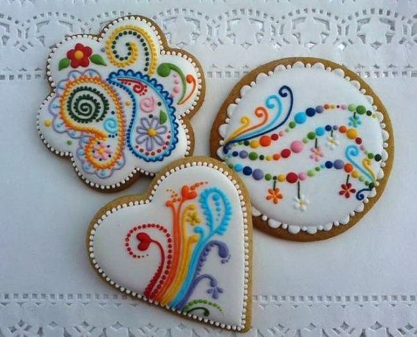 Рисование на пряниках