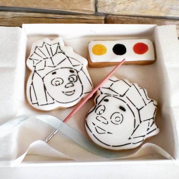 Пряники для раскрашивания