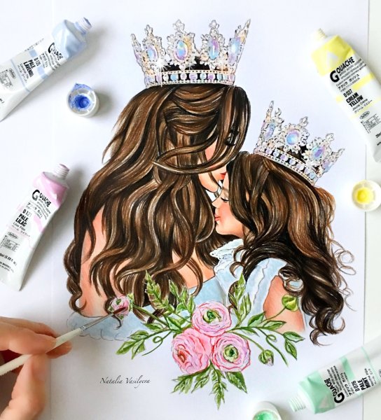 Рисунки для срисовки лучшие подруги