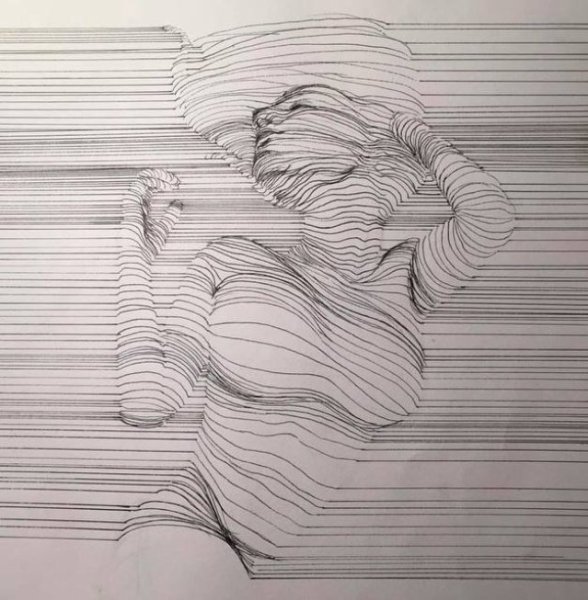 Картины линиями