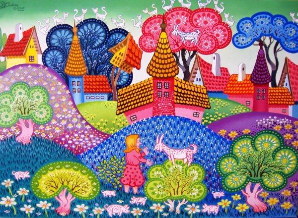 Рисунки фломастерами