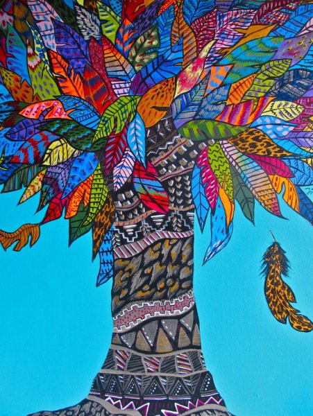 Цветная Графика фломастерами