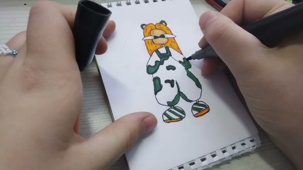 Рисунки в скетчбуке легко для срисовки