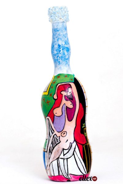 Бутылка рисовать