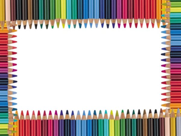 Рамочка из карандашей