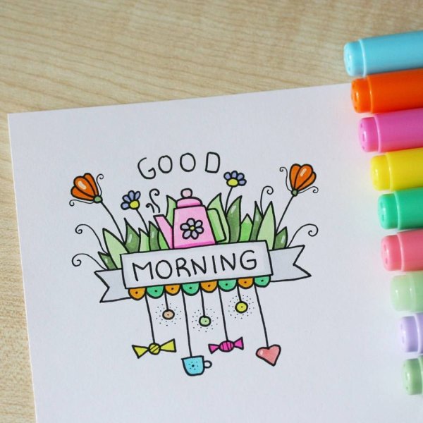 Лёгкие рисунки фломастеромы