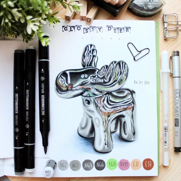 Рисунки фломастерами