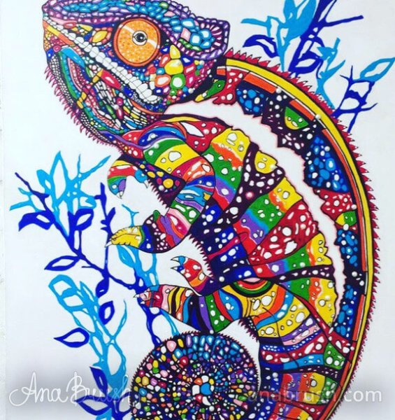 Декоративный хамелеон