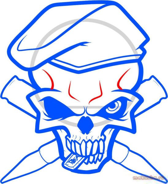 Тату черепа легкие