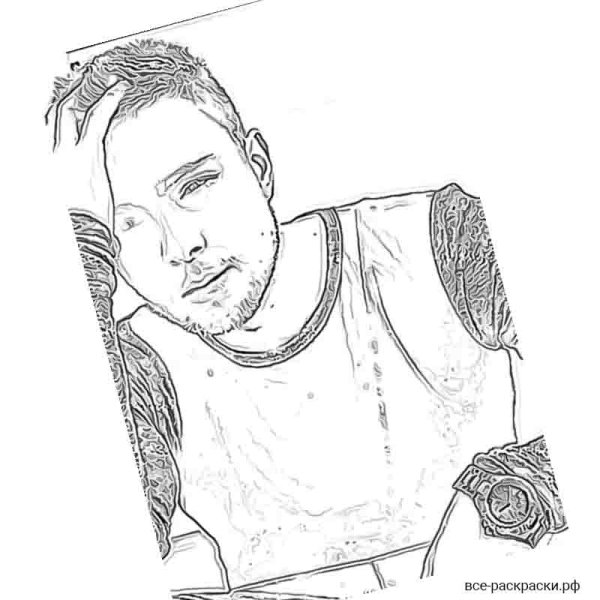 Раскраска Егор шип
