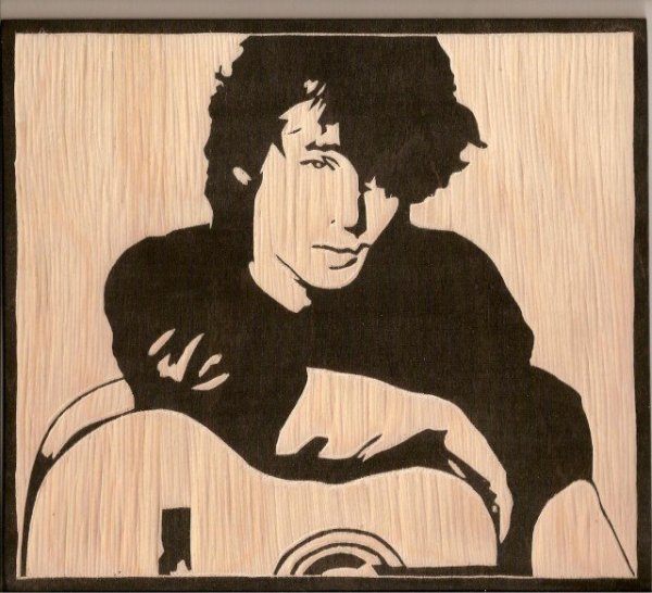 Виктор Цой гравюра