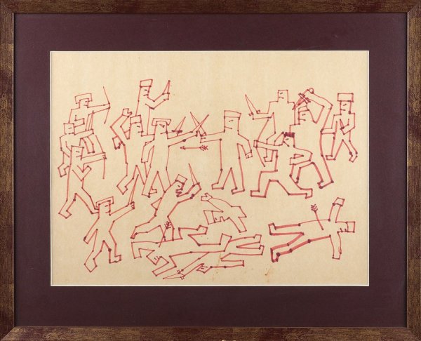 Виктор Цой рисунок фломастером