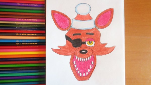 Новогодние рисунки ФНАФ