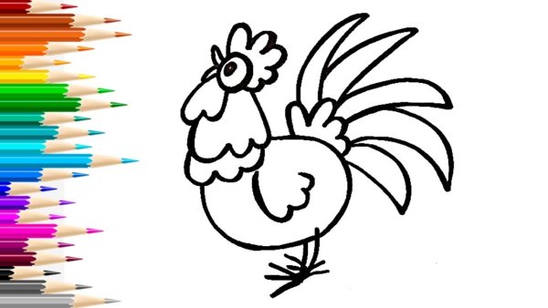Рисовалка с петушком