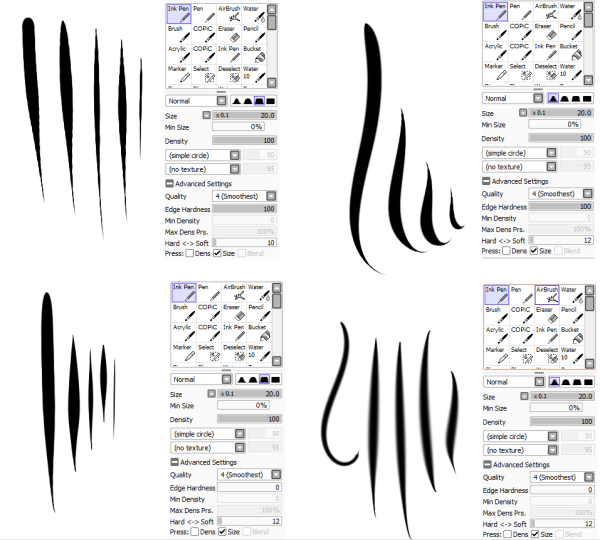 Линия кистью