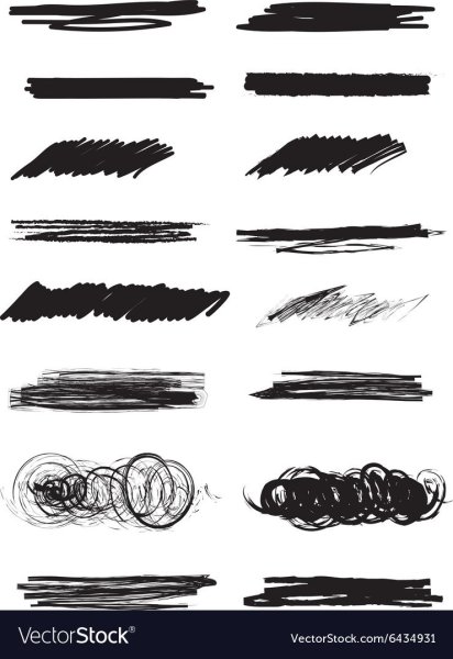 Штрихи цветными карандашами