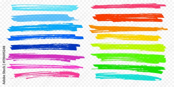 Цветные мазки