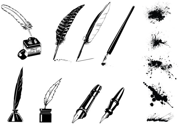 Стрелки маркером на прозрачном фоне