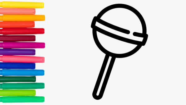 Нарисовать Чупа Чупс