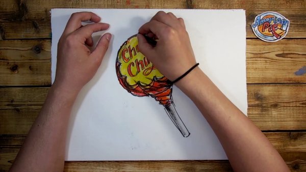Скетчинг Чупа Чупс
