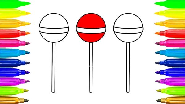 Рисунки приложений в виде Чупа чупса