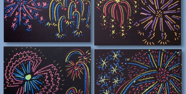 Фейерверк карандашом