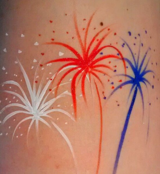 Салют рисунок для детей