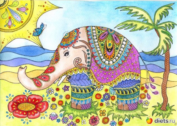 Рисование слона