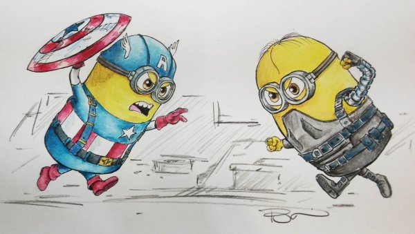 Миньон рисунок