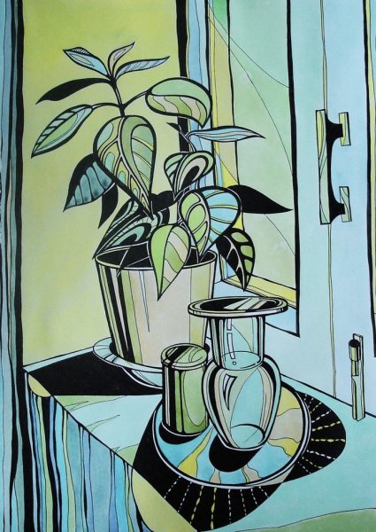 Декоративные работы фломастерами