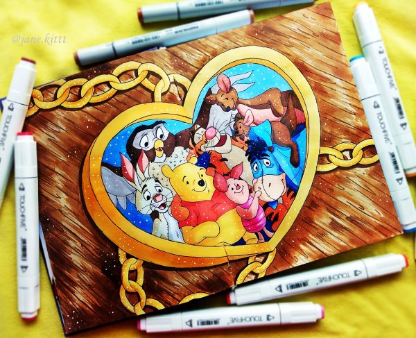 Дисней маркерами