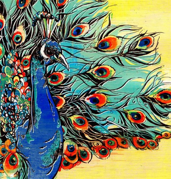 Абстрактный Павлин
