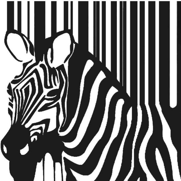 Зебра штрих код