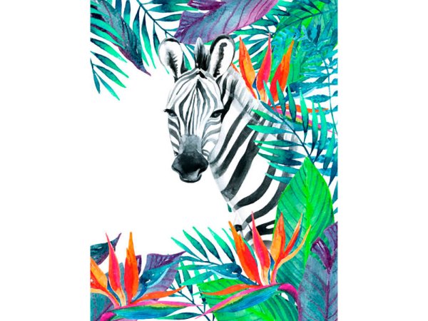 Рисуем зебру с детьми