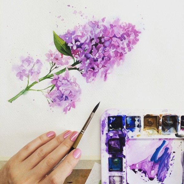 Вероника Калачева акварель