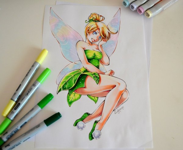 Красивые рисунки фломастерами