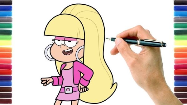 Рисунки Мэйбл фломастерами