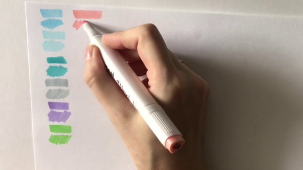 Персонажи Дисней маркерами