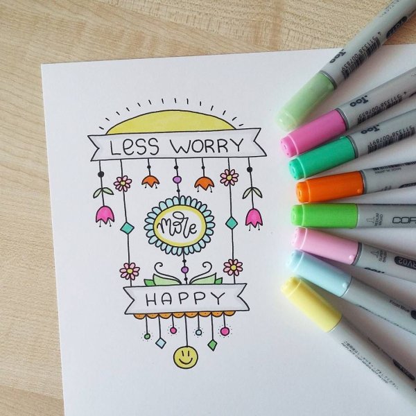 Рисование маркерами для детей