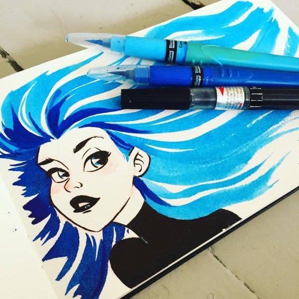 Рисунки фломастерами