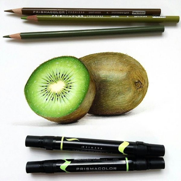 Киви маркерами