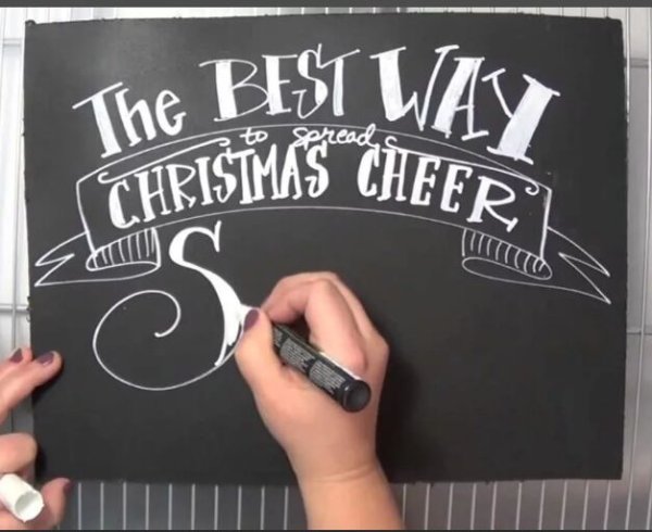 Грифельная доска для Леттеринга