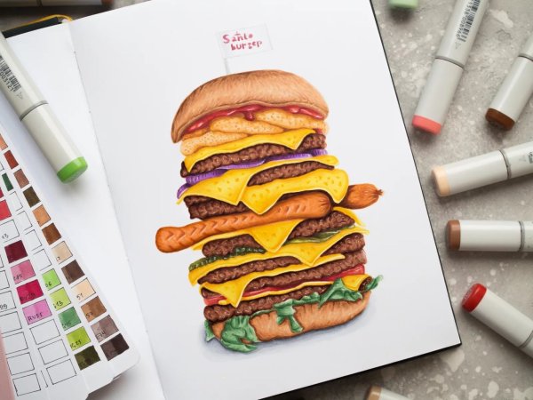 Скетчбук для маркеров